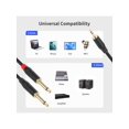 thumbnail image 6 of 100/200/300cm 3.5mm TRS to Double 6.35mm TS Mono Audio Cord Y Splitter Cable for Power Amplifiers Mixing Consoles, 6 of 11