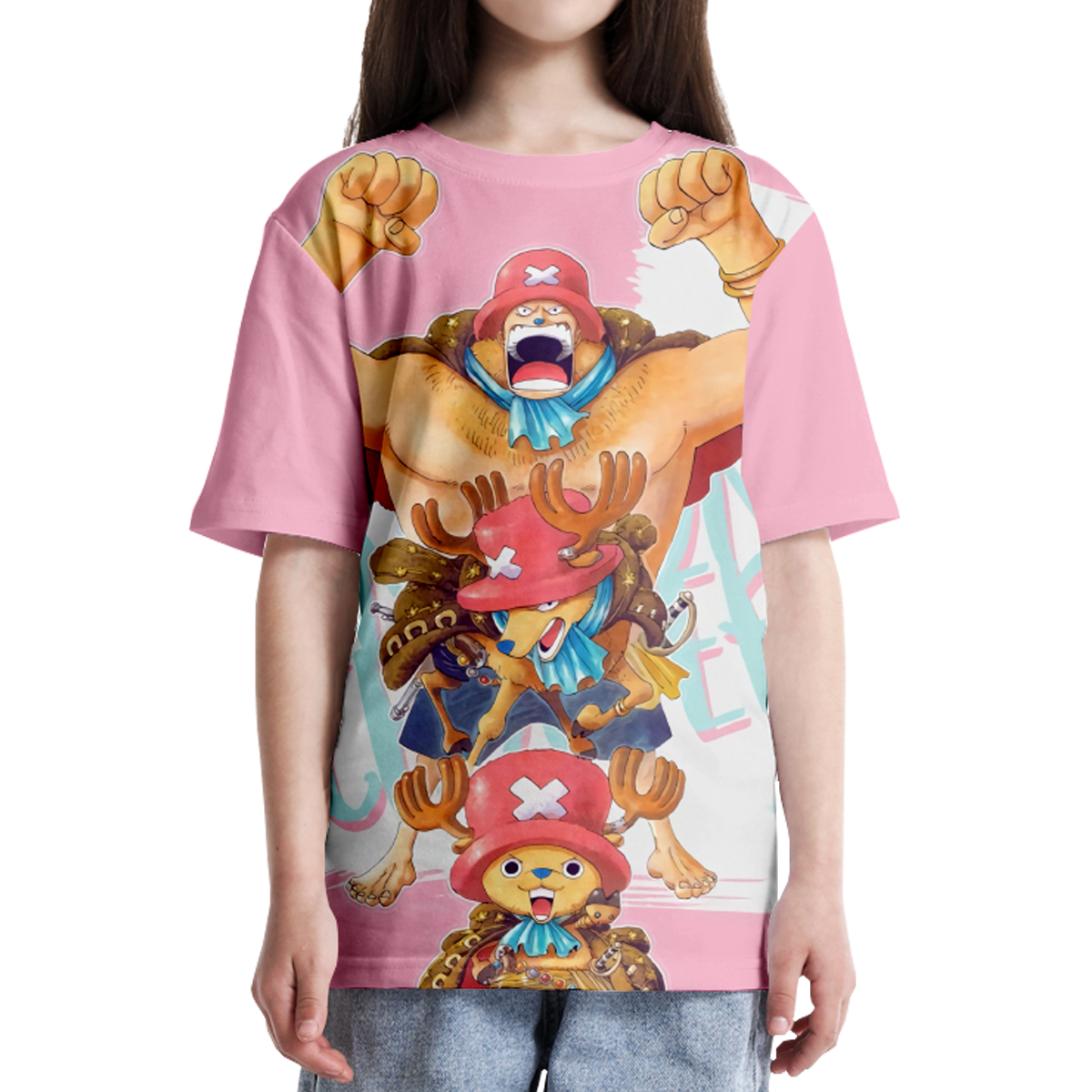 Men'S Tshirt Anime One Piece Cartoon Print T Shirt Casual Clothes,AdultsXL,08