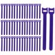 thumbnail image 3 of 50 bridas de cable reutilizables, fáciles de liberar, para gestión de cables. púrpura, 3 of 9