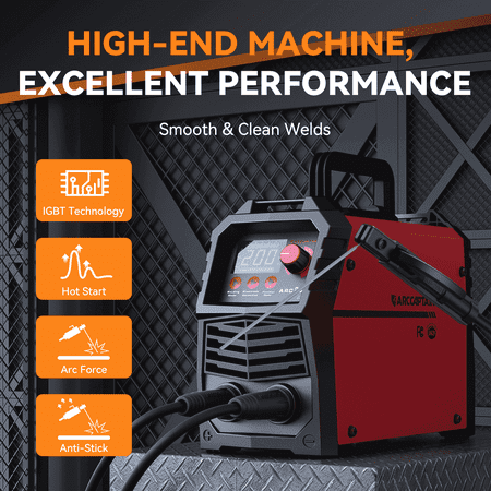 ARCCAPTAIN Stick Welder, 200Amp ARC Welding Machine, 110V/220V IGBT Inverter MMA Welder
