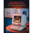 thumbnail image 2 of Divoom MiniToo Retro PC-Style Computer Speaker, Smart Pixel Screen with DIY Faces, Bluetooth & USB Audio, Alarm/White Noise Clock, Desk Setup Gift for Bedroom, Office & Gaming, 2 of 8