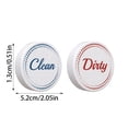 thumbnail image 3 of ZZHZGZ Clearance Sale Dishwasher Clean Sign Strong Attachment Reversible Indicator Front Loading Kitchen Appliance Reminder Decorative Practical Warning, 3 of 9