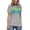 Athletic Heather, variant on Beach Bum Women's Relaxed T-Shirt, Vacation Shirts, women's t shirts graphic (Leaf, L)