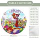 thumbnail image 2 of La gran aventura de los piruletas-theme Fitted Round Tablecloths Elastic Edged Table Covers Waterproof Table Cloth for Kitchen Holiday Party Tables Decor 120cm, 2 of 6