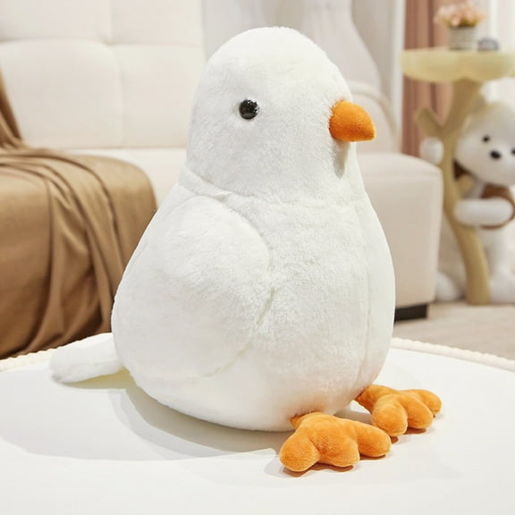 White Pigeon Stuffed Animal Plush-11.8",Pigeon Plush Toy,Bird Stuffed Animal Toy,Gifts,Home Decor