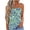 Green, variant on Strapless Bandeau Tank Top for Women, Sleeveless Summer Blouse with Lace-like Perforated Pattern, Soft Polyester Fabric, Regular Length, Green, Casual Wear