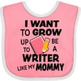 thumbnail image 3 of Inktastic I Want to Grow Up to Be a Writer Like My Mommy Boys or Girls Baby Bib, 3 of 4