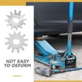 thumbnail image 3 of Homoyoyo 2Pcs Hydraulic Jack Handle Replacement Iron Silver Parts for Car Jacks, 3 of 7