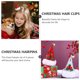 thumbnail image 5 of 4pcs Santa sombrero de pelo clips de cabello lentejuelas horquillas con clips de pelo de fiesta (color al azar), 5 of 6