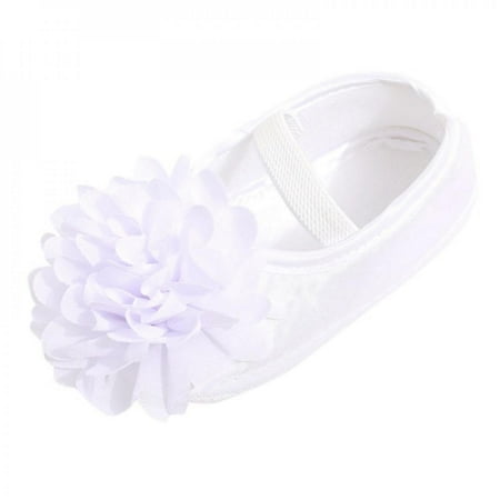 

Xinhuaya 1Pair Cute Autumn Baby Girl Shallow Princess Shoes Newborn Flower Satin Shoes Soft Sole Toddler Infant Shoes First Walker White 11
