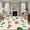 Cream, variant on Rectangle Area Rugs 2 x 3 Ft, Teal Cartoon Truck Non-Slip Residential Carpet, Funny Cute Colorful Car Tree Polka Dot Indoor Crawling Mats Runner Rugs for Living Room/Dining Room/Bedroom