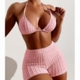 thumbnail image 3 of Top-kevin String Halter Triangle Bikini Tops for Women Sexy Bathing Suit Swim Bikinis Set, 3 of 10