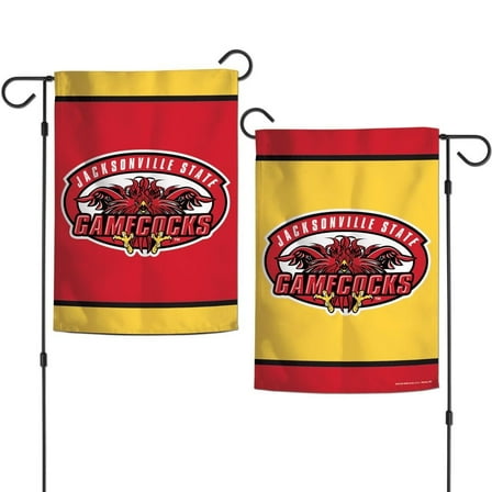 Jacksonville State Gamecocks 12.5” x 18" Double Sided Yard and Garden College Banner Flag Is Printed in the USA