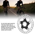 thumbnail image 3 of Bike Disc Brake Rotor, Light Weight Heat Dissipation Mountain Road Bike Floating Brake Disc with 6 Screws, 3 of 8