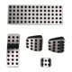 thumbnail image 2 of Pedal de embrague ANGGREK Pedal de freno Antienvejecimiento Acero Inoxidable LHD, 2 of 7