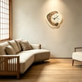 thumbnail image 1 of Modern Quartz Wall Clock Silent Non-Ticking with LED Light for Living Room Dining Room Decoration, 1 of 7
