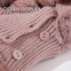thumbnail image 3 of Gorro de invierno para mujer, conjunto de máscara de pasamontañas de punto con forro polar de una pieza, bufanda circular con cuello de Calavera, gorro de nieve para esquí con pompón, 3 of 7