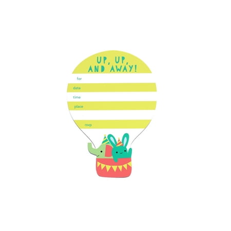 Up Up And Away, Invitation Cards, Paper, 8 Ct.
