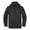 Black, variant on hoksml Men's Softshell Jacket Fleece Lining Windproof Hooded Zip-Up Jacket Solid Color Long Sleeve Outdoor Casual Sports Coat