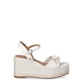 thumbnail image 6 of Chaps Women’s Taaryn Knot Wedge High Heel Sandals, Sizes 6-11, 6 of 7