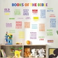thumbnail image 3 of TOARTi Books of the Bible Learning Bulletin Board Set Religious Christian Educational Wall Decal for Classroom Sunday School Books of the Bible Learning Wall Sticker Church Kids Scripture Decals, 3 of 7