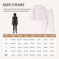 thumbnail image 4 of Honeii Animal Pink Color Paw Print Women's Pajama Sets Long Sleeve Button Down Sleepwear Nightwear Soft Pjs Lounge Sets 2PCS-Small, 4 of 7