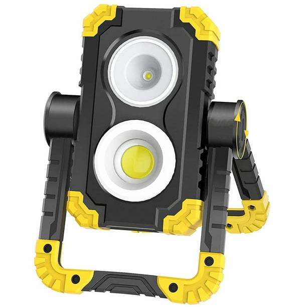 Rechargeable Work Light, 3000 Lumen LED Work Light, 360 degree Rotating