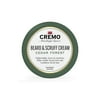 Cremo Beard & Scruff Cream, Forest Blend Scent, All Hair Types, 4 oz