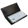 thumbnail image 4 of Men's Genuine Buffalo Leather Long Basic Checkbook Cover RFID Blocking, 4 of 32