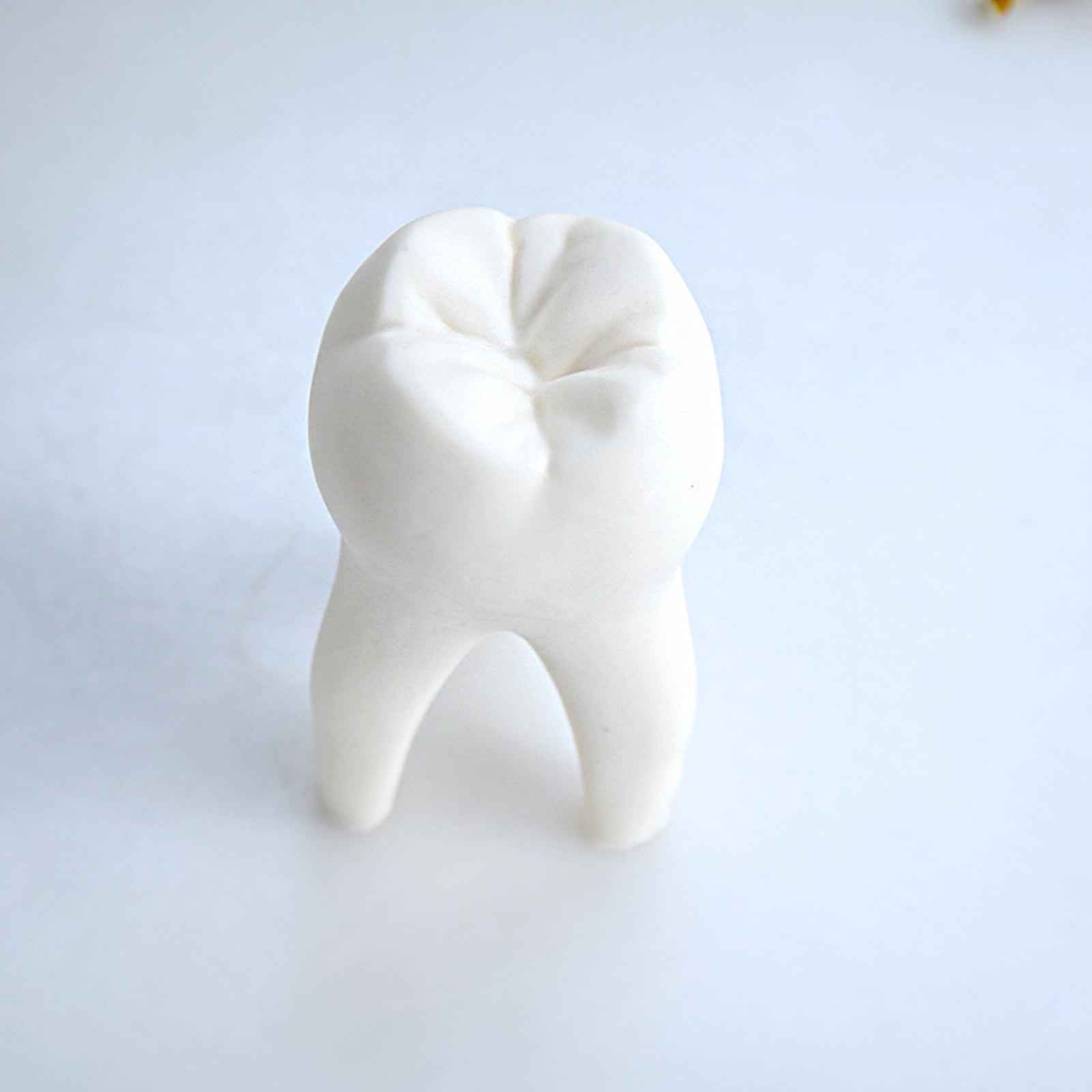 Geemin 3D Teeth Candle Mold for Making Candle Soap Plaster Cake Fondant Resin Casting