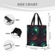 thumbnail image 3 of Balery Red And Green Carnation Bolsa de Mano para Mujeres con Cremallera, Bolsa de Gimnasio con Compartimentos, Bolsa para Laptop, Bolsa para Trabajo, 3 of 7