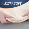 thumbnail image 3 of Memory Foam Bath Rug  24”x36”  Dark Purple  Non Slip Bathroom Mat  Machine Wash, 3 of 7