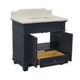 thumbnail image 7 of Elizabeth 36" Bathroom Vanity with Marine Gray Cabinet and Quartz Top, 7 of 7