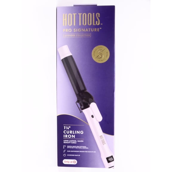 Hot Tools Pro Signature Collection Hair Curling Iron Lavender - 1 1/4"