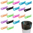 thumbnail image 1 of 20 Pieces Clip Trash Can Closure Plastic Clip Clamp Holders for Kitchen Trash Can Garbage Bin Clip Random Color, 1 of 5