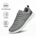 thumbnail image 5 of YHOON Mens Shoes Casual Running Walking Shoes Sneakers Gym Tennis Slip On Shoes Grey Size 10.5, 5 of 8