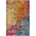 thumbnail image 3 of Moynesa 2'x3' Modern Abstract Area Rug,Galaxy Washable Small Front Door Rug for Entryway Mat Contemporary Faux Wool Non-Slip Soft Floor Indoor Carpet for Living Room Kitchen Bathroom RV, 3 of 7