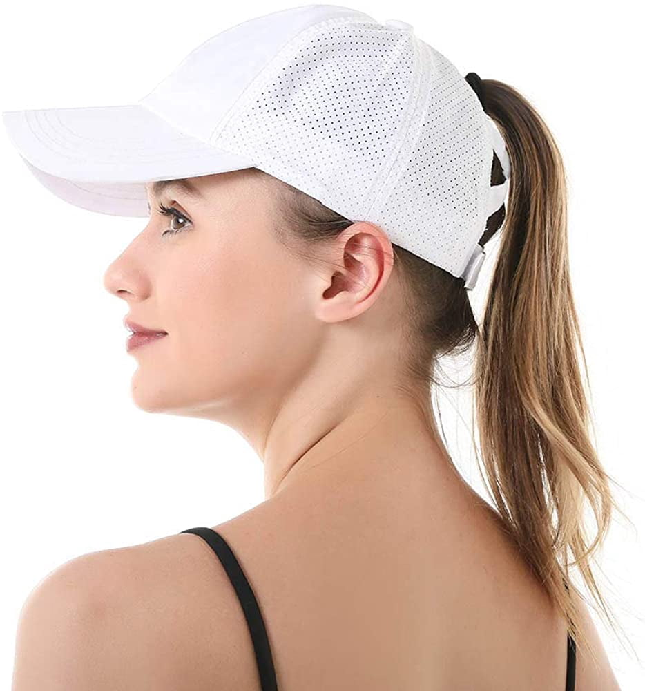 mueisuert Womens Criss Cross Ponytail 