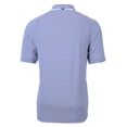 thumbnail image 3 of Men's Cutter & Buck Blue South Bend Cubs Big & Tall Virtue Eco Pique Stripe Recycled DryTec Polo, 3 of 3