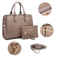 thumbnail image 7 of Dasein Women Satchel Handbags Shoulder Purses Totes Top Handle Work Bags with 3 Compartments, 7 of 7