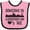 Pink and Black, variant on Inktastic Albuquerque New Mexico Someone Loves Me Skyline Boys or Girls Baby Bib