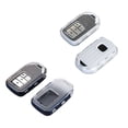 thumbnail image 4 of Redempat Clé Automatique Fob Transparent Protection Électroplaque Empreinte Digitale Boîtier de Contrôle à Distance Accessoires de Remplacement pour le Noir Civique, 4 of 6