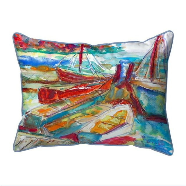 Betsy Drake SN408 11 x 14 Po Betsys Marina Petit Oreiller Intérieur et Extérieur
