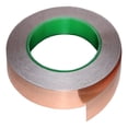 thumbnail image 2 of Cinta adhesiva de cobre de doble lámina conductora de 2,5 cm para barrera contra babosas y caracoles en guitarras 25 cm, 2 of 5