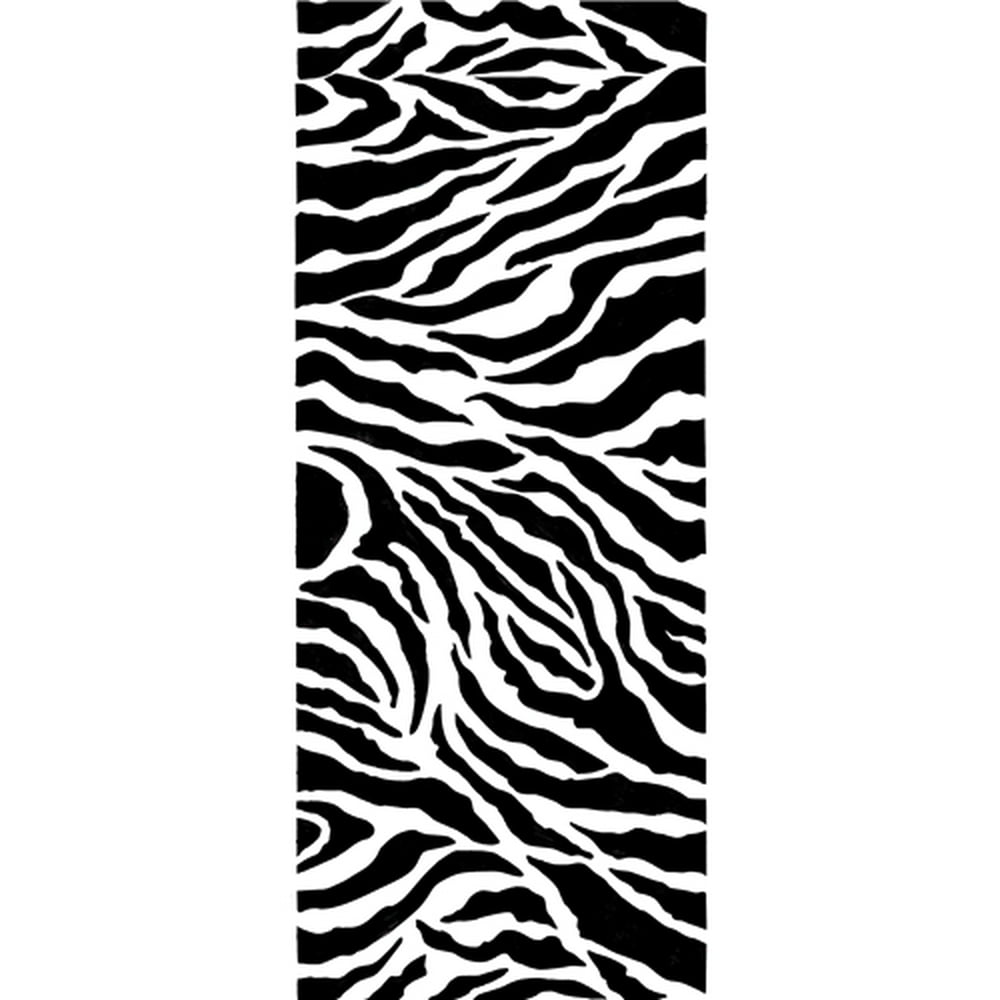 Zebra Stripe Wall Stencil SKU #3685 by Designer Stencils - Walmart.com ...