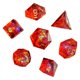 thumbnail image 1 of Paquete de 7 juegos de poliédricos de varios , juego de rol, Bar, club, diversión, juguetes para , regalos de inaugura rojo Sunnimix Dados de juego poliédricos, 1 of 8