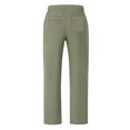 thumbnail image 7 of Yaoyar Men Lightweight Legs Loose Beach Yoga Pants Linen Casual Fashion Straight High Waist Broad Legs Cargo Pants Long Pants, 7 of 7