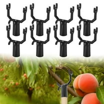 1 Pack Metal Tree Branch Support, Y-Shape Tree Crutch Holders Plant Straightening and Leaning Kit Propping Up Branch Spreaders for Fruit Trees, Garden,0.74x3.94x2.36" Fit 0.75 in Round Pole,Black