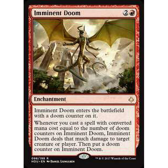 MtG Hour of Devastation Rare Imminent Doom #98