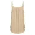 thumbnail image 4 of Weikingp Camisole Tops For Women Built In Bra Sleeveless Tops For Women Casual Tops For Women Crop Tank Tops For Women Cooling Shirts For Women Beige L, 4 of 7